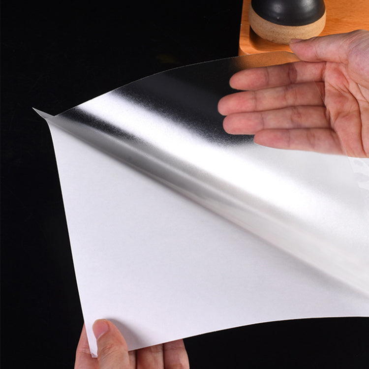 HUSPER Clear Sticker Paper for Inkjet Printer (20 Sheets) - Transparent Glossy 8.5 x 11 - Printable Vinyl Sticker Paper