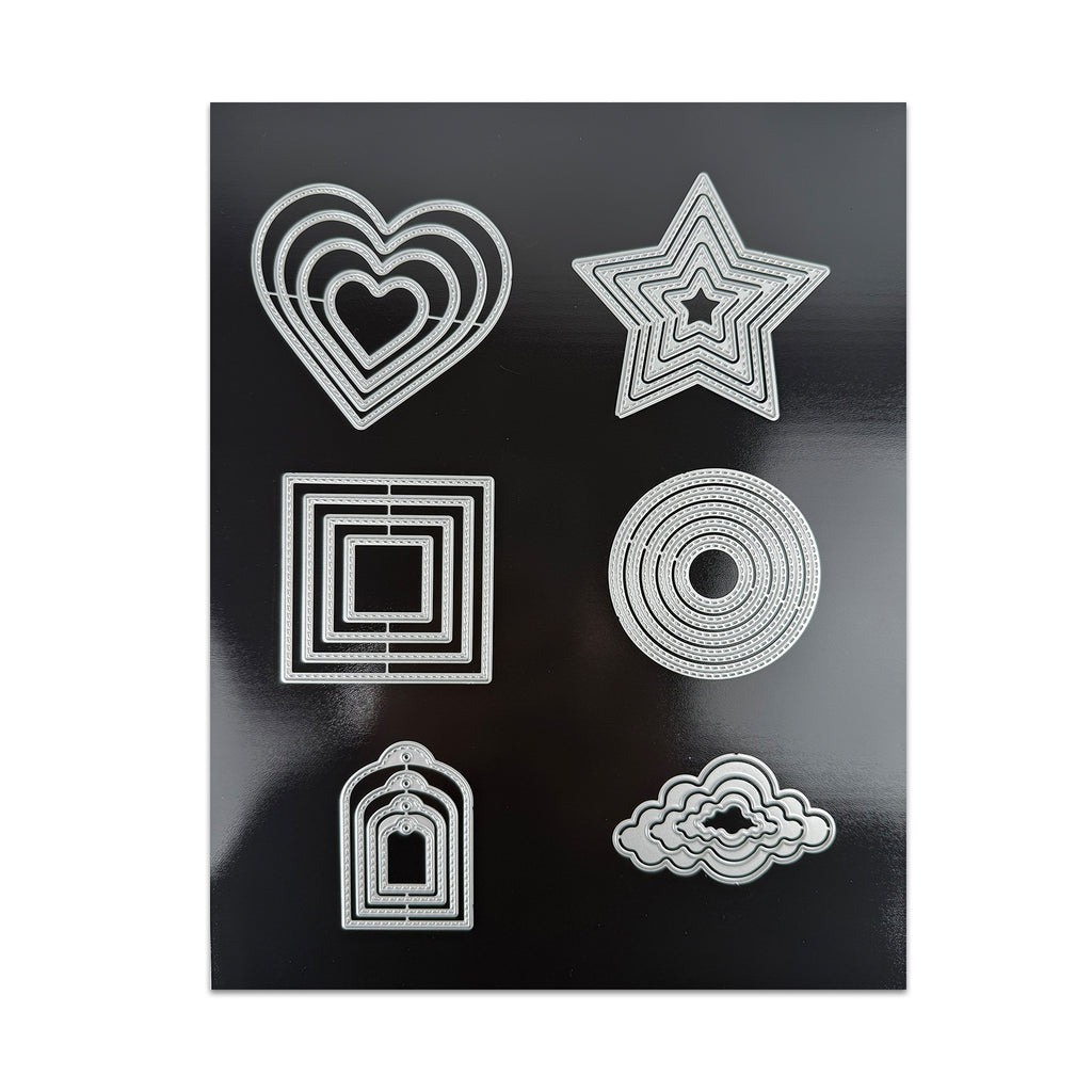 HUSPER Magnetic Sheets 8.5" x 11" Non Adhesive 30 mil 8 Pack for Dies Storage - Flexible Blank Magnet Sheet Set for Crafts, DIY, Sign Making, to Make Dots, Square Magnets, Circles, Strips, Tape
