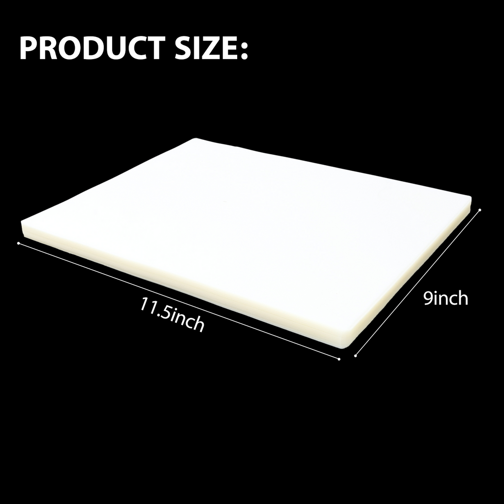 100 Pack Laminating Sheets, 3 Mil, 9 x 11.5 Inches Thermal Laminating Pouches Lamination Sheet Paper for Laminator, Clear, Letter Size, Office and School Supplies