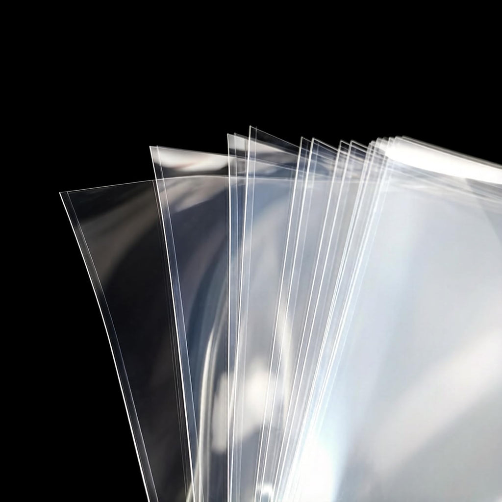 HUSPER 50 Sheets Printable Transparency Film Acetate Clear Sheets for Crafts 8.5x11 OHP Overhead Projector Film For Laser Printer Waterproof