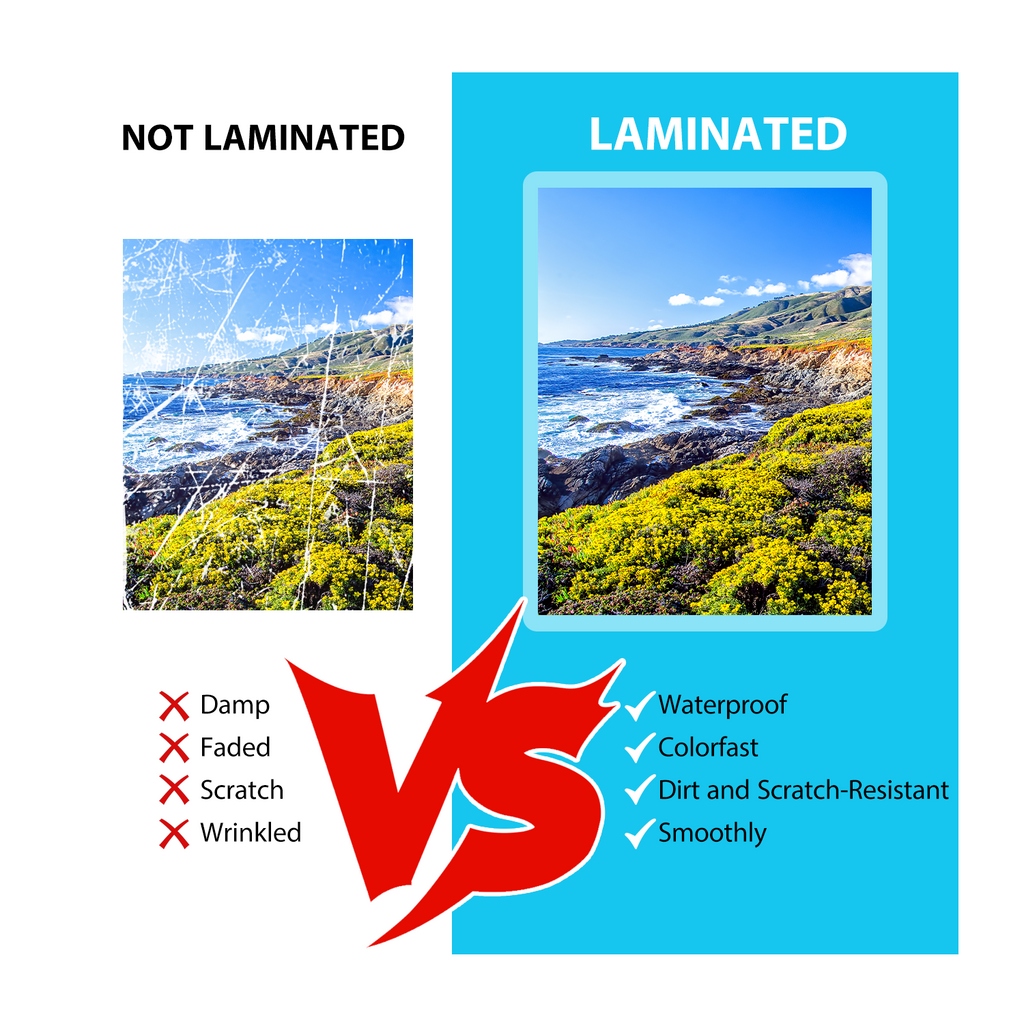 100 Pack Laminating Sheets, 3 Mil, 9 x 11.5 Inches Thermal Laminating Pouches Lamination Sheet Paper for Laminator, Clear, Letter Size, Office and School Supplies